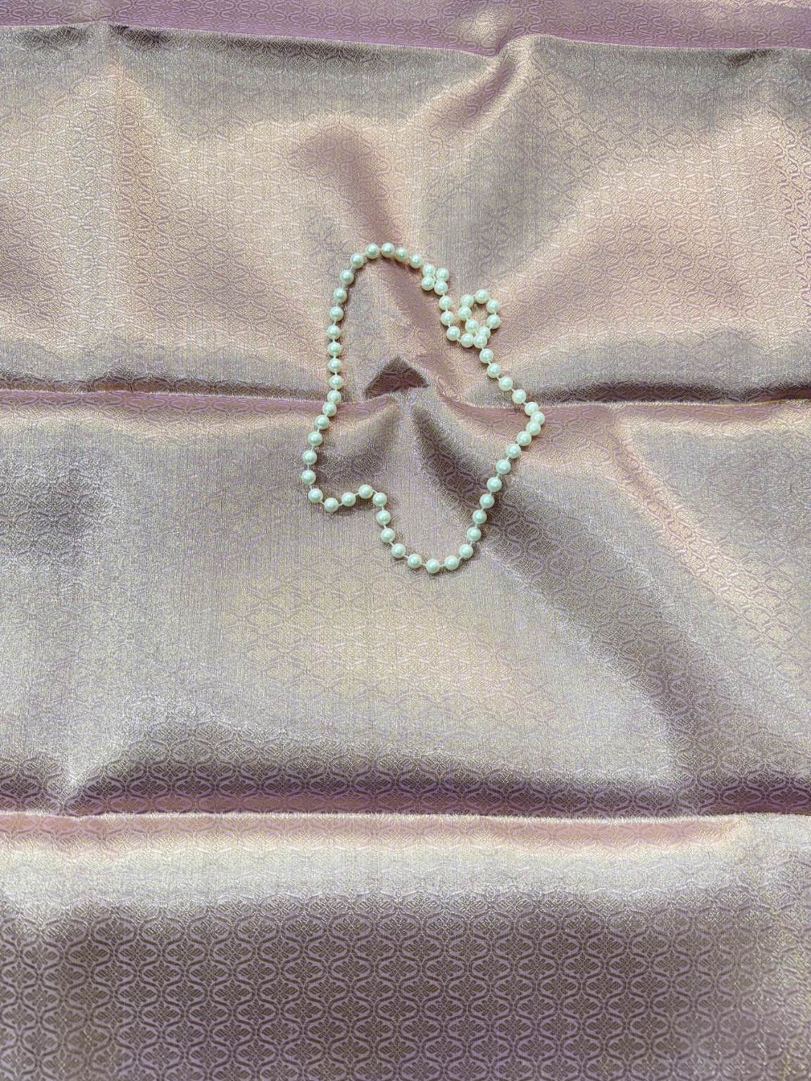 Purple Banarasi Kora Silk Rangkat Saree