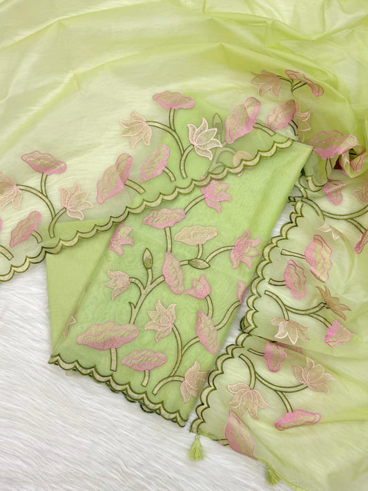 🦋Exclusive Banarasi Unstitched Salwar kameez with Dupatta🦋