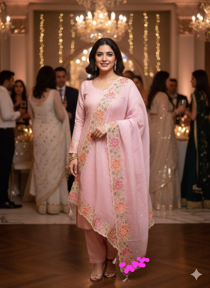 🦋Exclusive Banarasi Unstitched Salwar kameez with Dupatta🦋