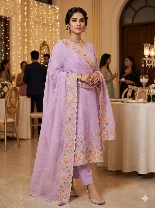 🦋Exclusive Banarasi Unstitched Salwar kameez with Dupatta🦋